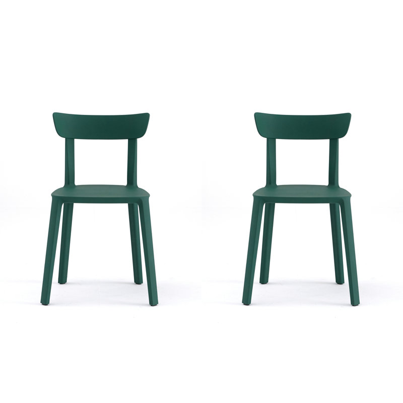 Cadrea Side Chair, Dark Green