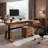 Rachele 63'' L-shaped Standing Desk with Riser-89949996