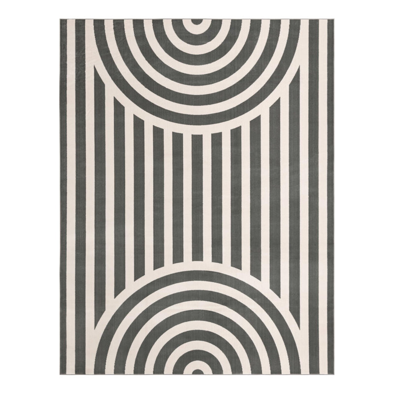 Unique Loom Lines Whimsy Kids Rug, Rectangle 7'10" x 10'