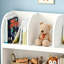 Bibliothèque pour enfants avec 4 compartiments