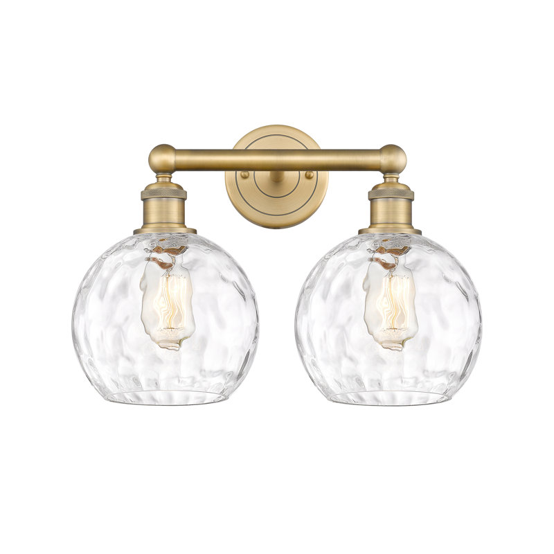 Ambrosane 2 - Light Dimmable Vanity Light, Brushed Brass