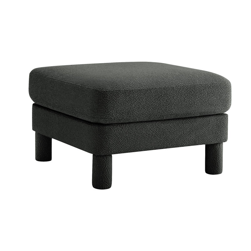Lucas Ottoman Polyester-Dark Grey, Gray