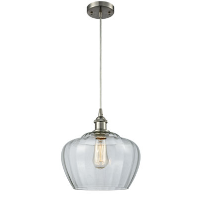 Ballston Fenton 1 Light 11" Cord Hung Mini Pendant