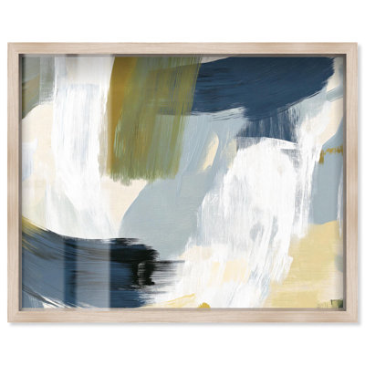 Décoration murale abstraite «Moss Layers II» par Art Remedy