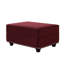 Canapé Chesterfield 82,6 po 3 places rembourré en chenille, canapé capitonné moderne de style Mid-Century avec repose-pieds et 3 coussins décoratifs-667733020-670644853