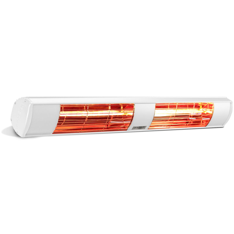 Electric Ceiling Mounted Patio Heater, White