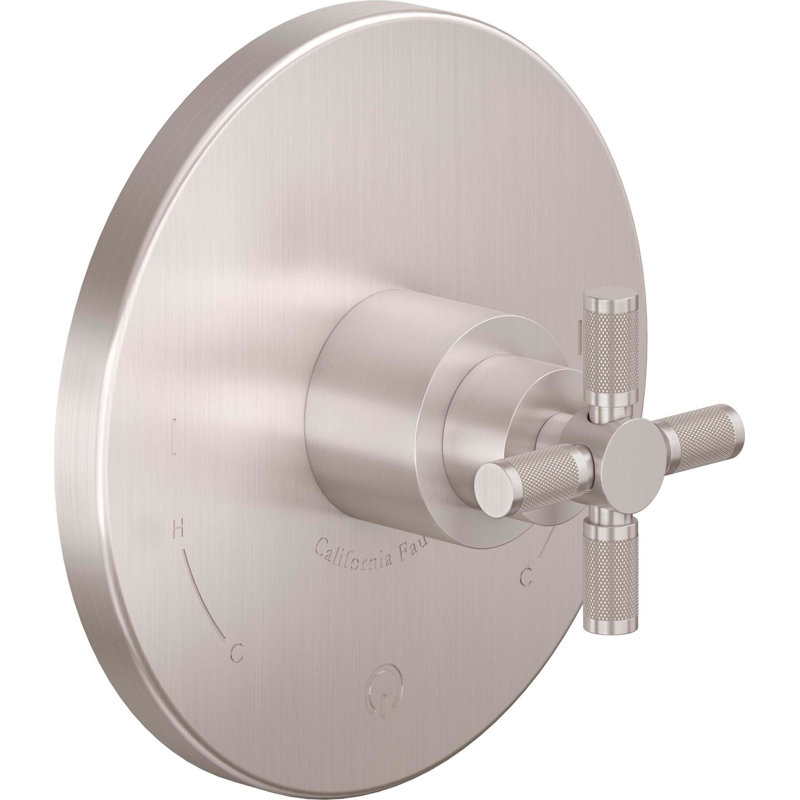 Descanso Dual Pressure Balance Trim Only, Satin Nickel