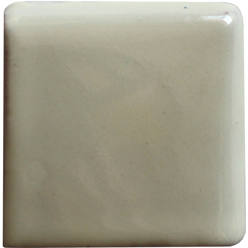 9pcs TalaMex Mexican Clay Talavera Bullnose, 2" W x 2" L, White