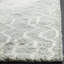 Tapis bleu / ivoire en laine et coton touffeté à la main Baisden Nz-196864434