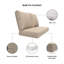 Sunbrella Outdoor Loveseat Cushion, Deep Seat/Back Replacement Cushion 5 Inch-2078507274