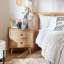 50cm W Wicker / Rattan Bedside Table