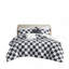 Ensemble d'édredon double / grand damier avec rembourrage hypoallergénique et traitement antimicrobien pour les chambres modernes-122563591