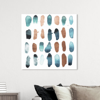 « gouttes of serenity cuivre », reproduction sur toile