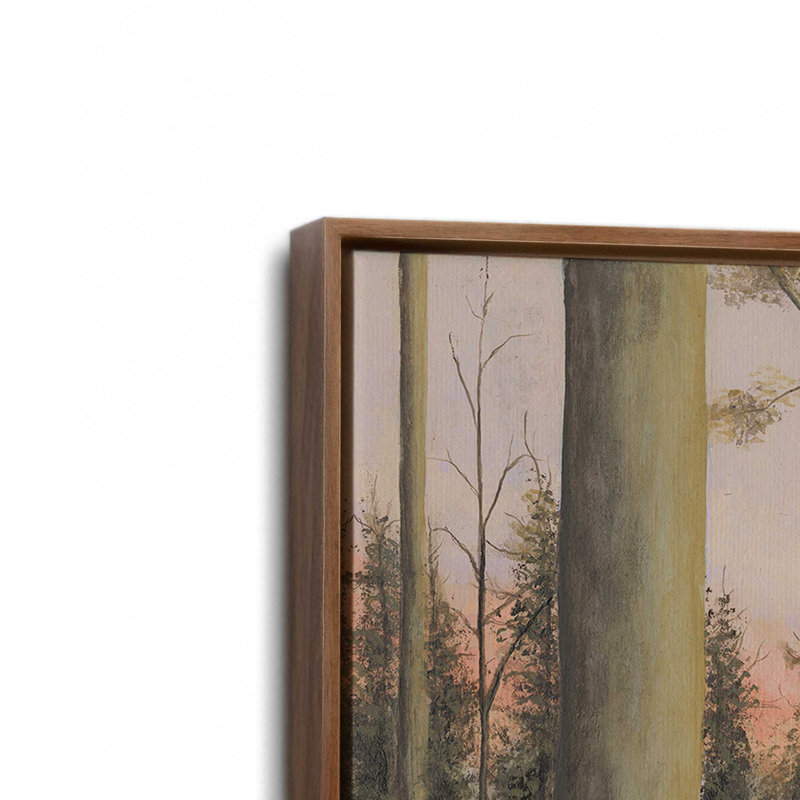 Impression sur toile, "Télécommande Lakeshore II" par Michael Willett, H 30 po x l 40 po, Brun