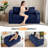 2 Seater Corduroy Couch Compression Loveseat Sofa Upholstered Floor Sofa-1858175872