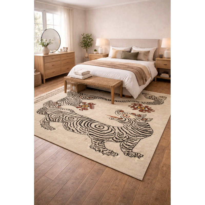 Tapis en laine Oltian, Rectangle 6 pi x 8 pi