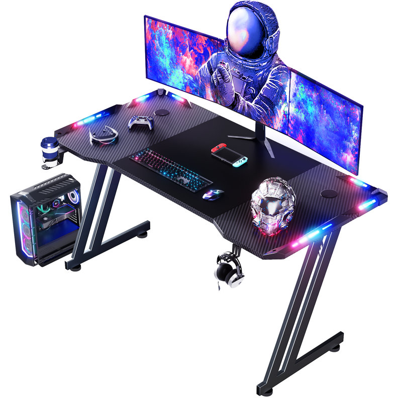 Metal Base Computer Desk, 74cm H x 160cm W x 60cm D