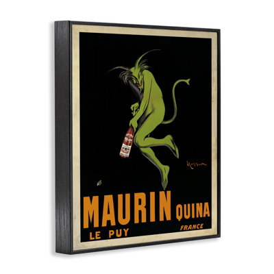 Publicité rétro avec art giclée de monstre, design par Marcello Nizzoli