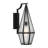 Peninsula 1-Light Outdoor Wall Lantern in Matte Black-265036439