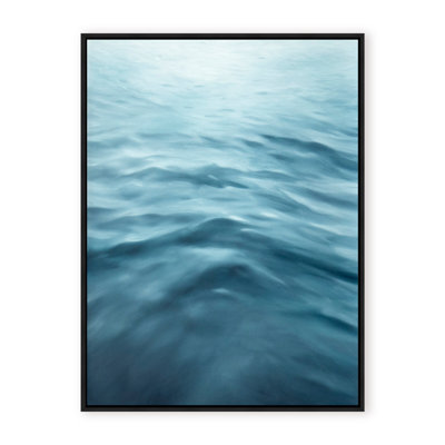 Coastal Retreat  Underwater Clouds XXI - Floater Frame Print on Canvas