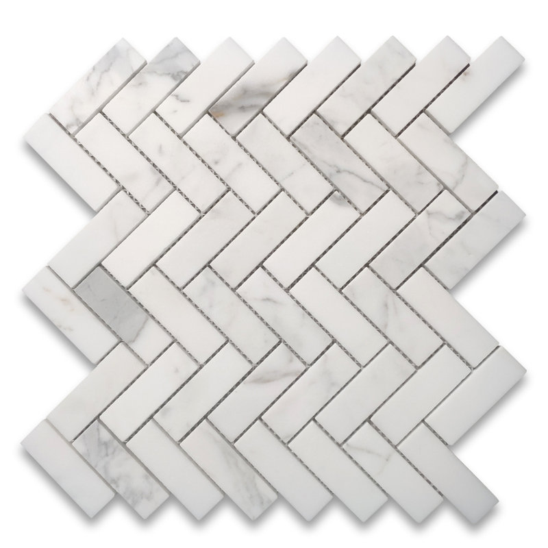 13" x 12" Marble Mosaic Wall & Floor Tile