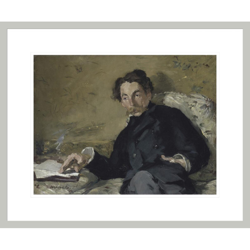 «Stephane Mallarmé» par Estampe numérique encadrée, 17.75" H x 21.47" W