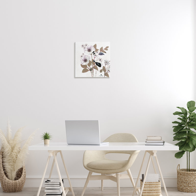 Art mural sur toile, "réponse aux prières blanches", design par Joan Davis, H 17 po x l 17 po