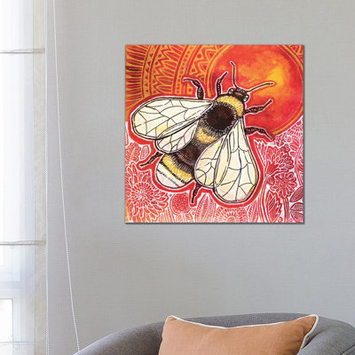 Just Bee by Lynnette Shelley - Wrapped Canvas Print