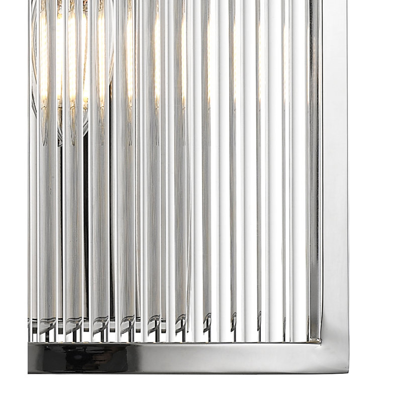Argan Flush Mounted Sconce, Chrome