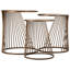 Ayrshire Glass Top Frame Nesting Tables