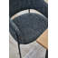 Chaise de salle à manger rembourrée en velours Ponca-833291631-833291628