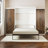 Tapaktuan Murphy Storage Bed with 2 Wardrobe Side Cabinets-96830474-96830477