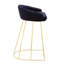 Tabouret de comptoir rembourré 25,5 po Sienna-1411780366-1437129115