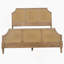 Grand lit plateforme tissé Cane