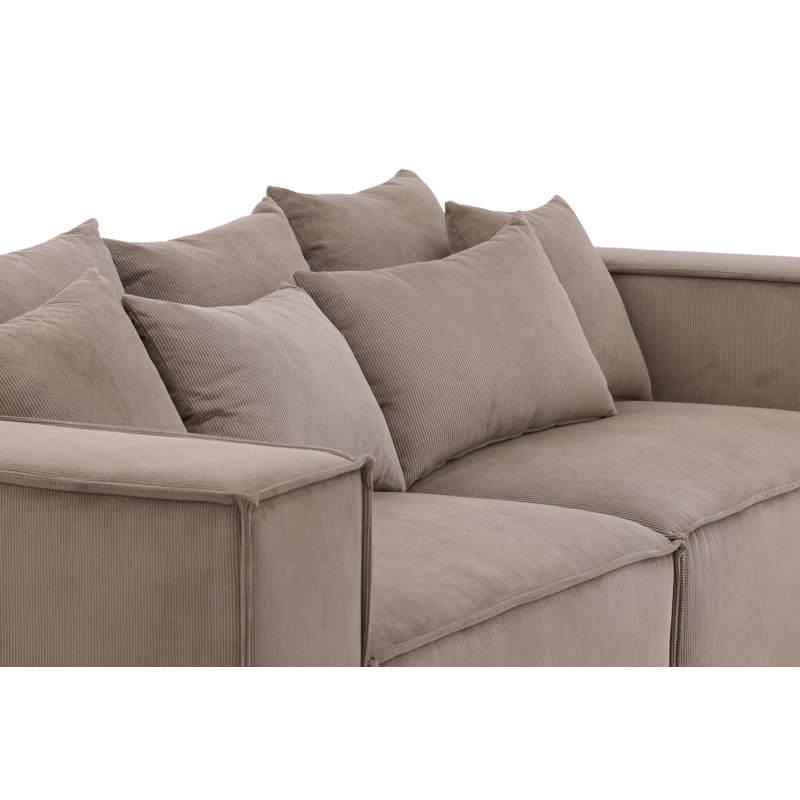 Iacona 4 Seater Sofa, Brown