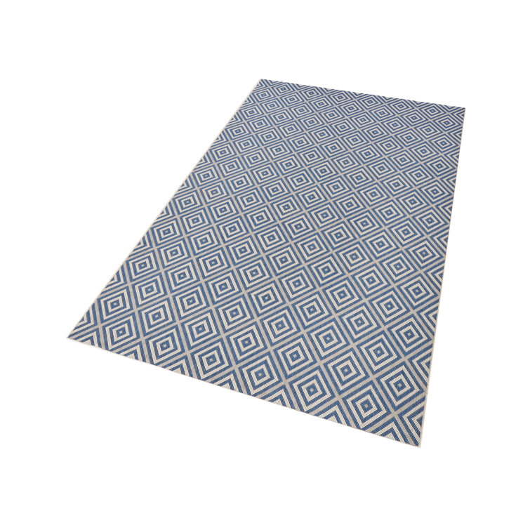 Flatweave Blue Rug