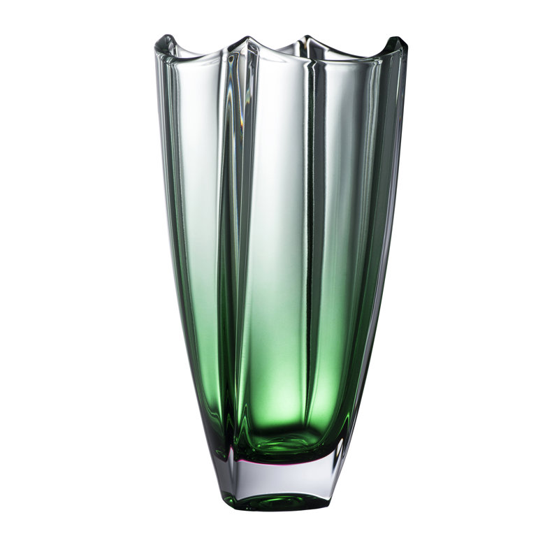 Table Vase, 12" H x 8" W x 8" D, Purple