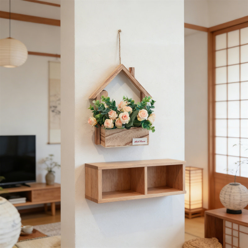 Wall-Mounted Artificial Flower