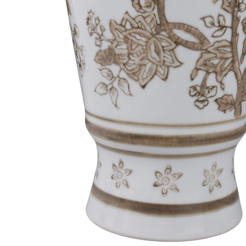 Vase décoratif chinois en porcelaine pour la maison - Vase contemporain en céramique