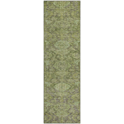 Premium Machine Washable Dahl AMF1084 Damask Rug