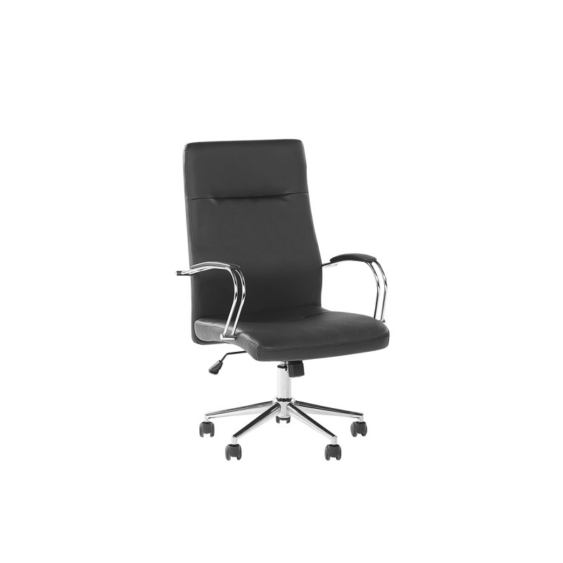 Phaidra Office Chair with Headrest, Black