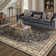 Tapis noir de style persan Haven