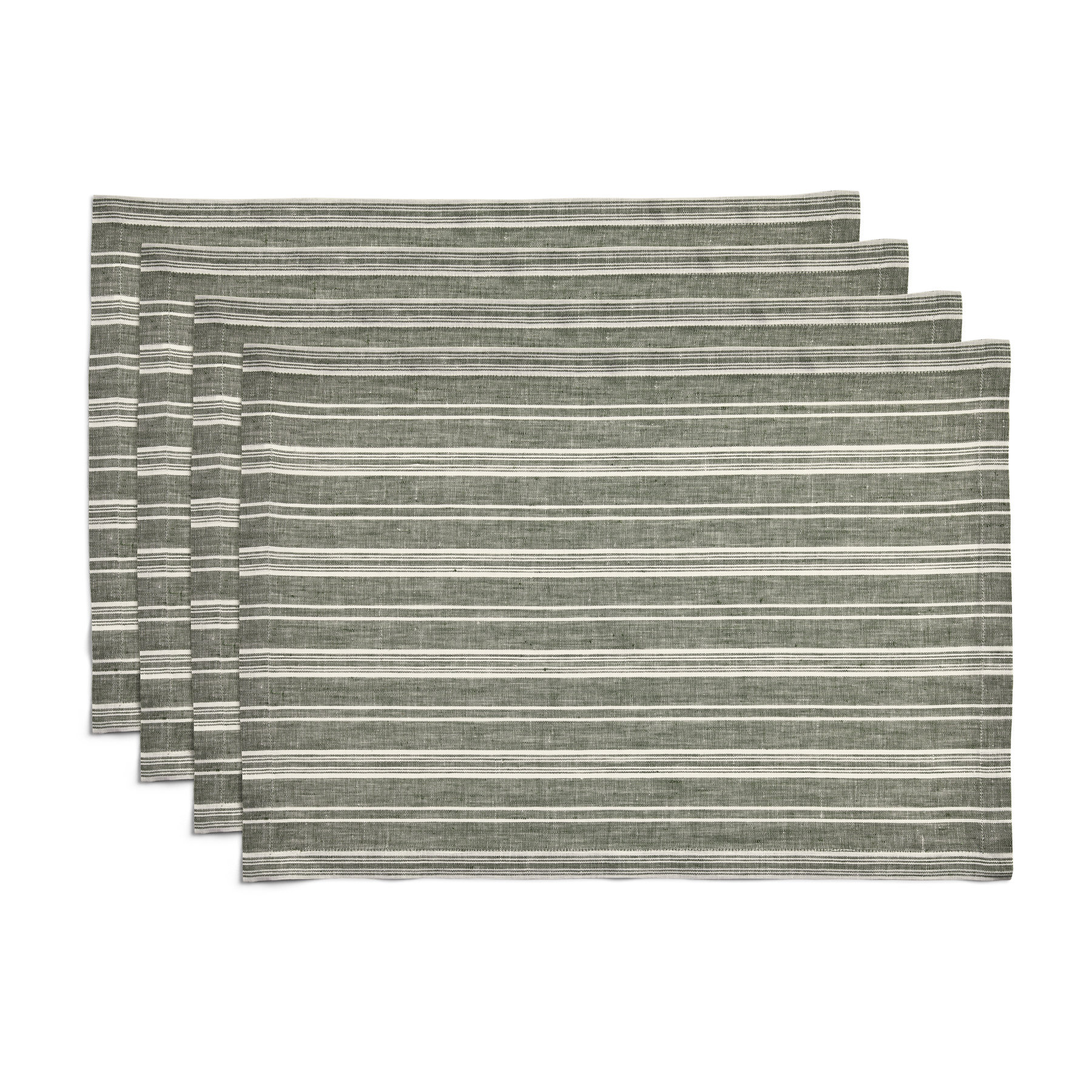 Solino Home Chelsea Stripe 100 Pure Linen Placemats Wayfair