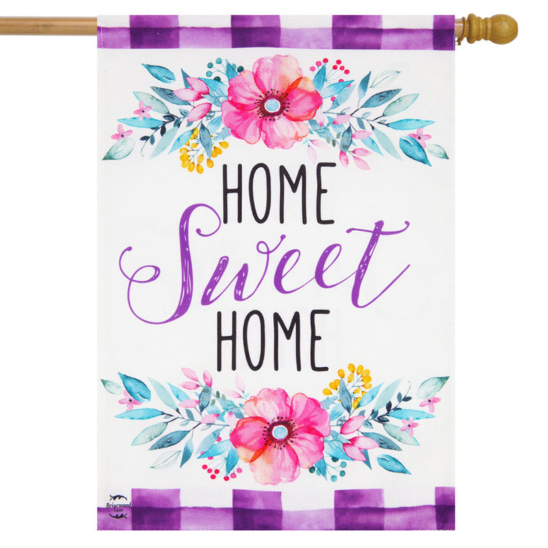 Drapeau de maison Floral