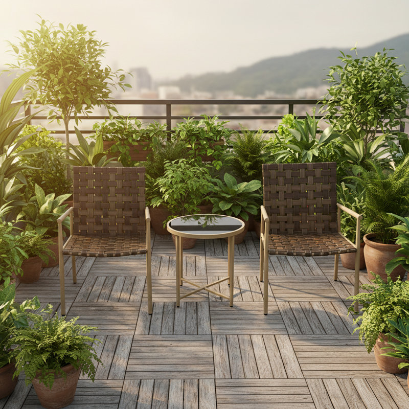 Eton 2 Seater Garden Furniture Bistro Set
