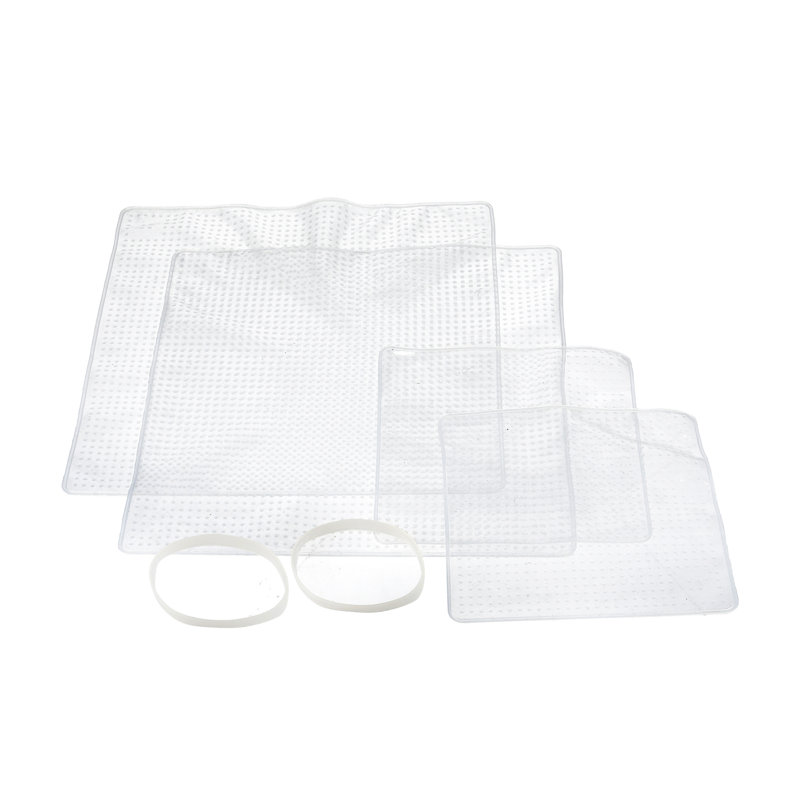 MasterClass Set of 4 Silicone Stretch Lids - Reusable Eco-Friendly Cling Film Alternatives