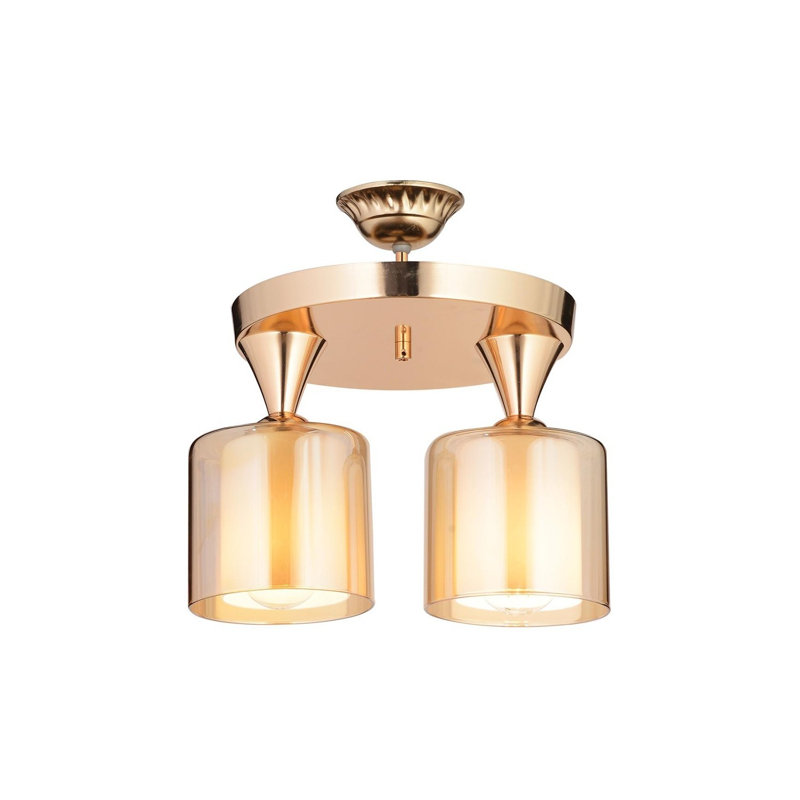 Plafonnier semi-encastré 2 lumières 9,84 po