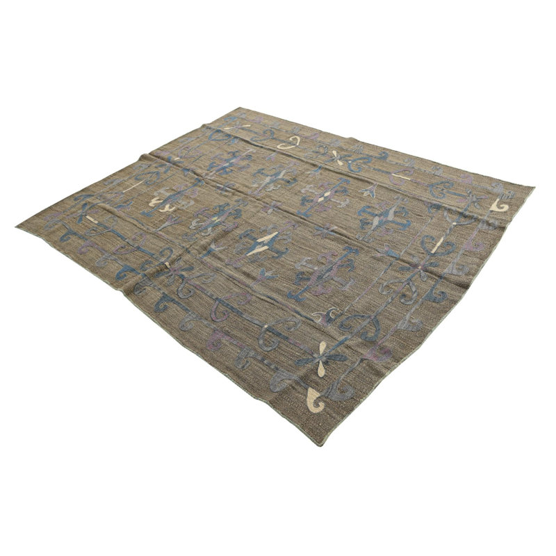 Tapis carré brun clair Oldfield