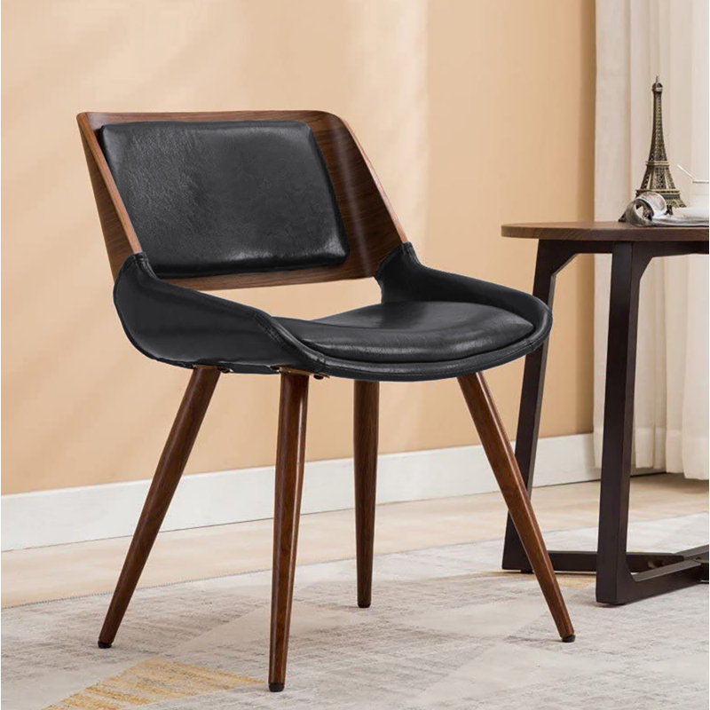 Chaise de salle à manger Ayrton, Obsidienne polie