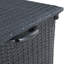 Blue Elephant 132.7cm W 408.8L Water Resistant Wicker Deck Box with Wheels-1634319322